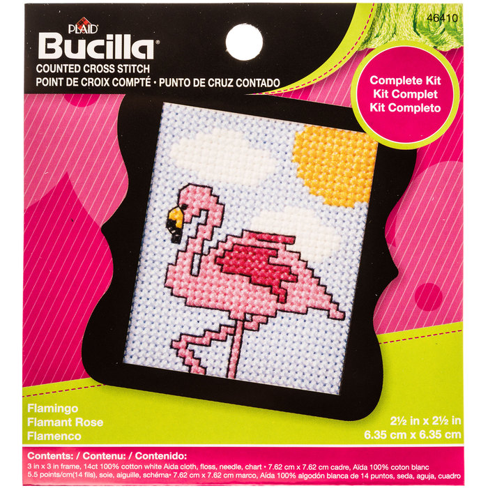 Flamingo Counted Cross Stitch Kit Hobby Lobby 1267095